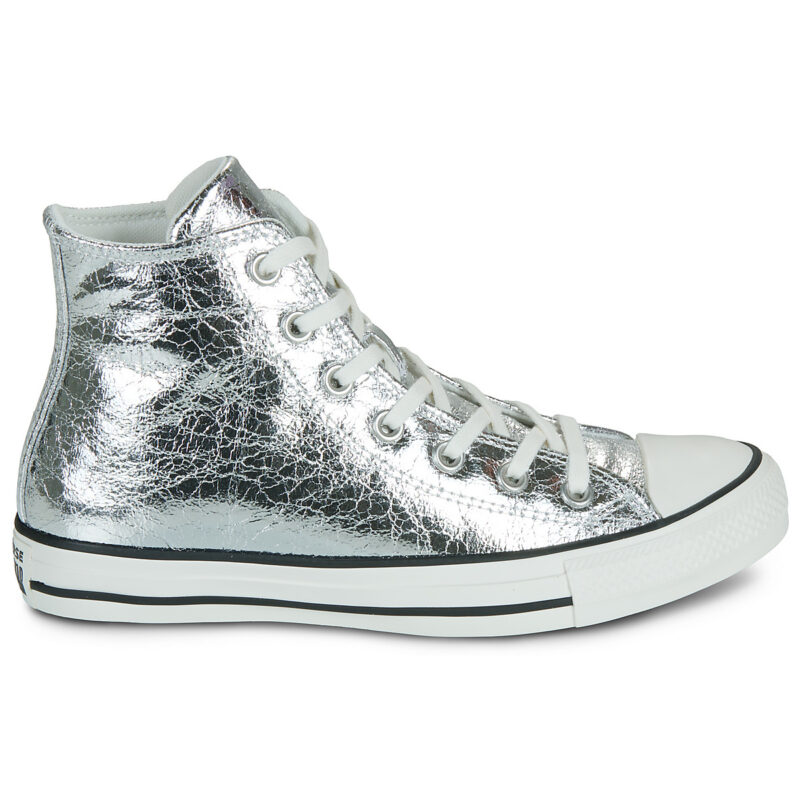 Converse CHUCK TAYLOR ALL STAR Argento Sneakers alte Donna - 2