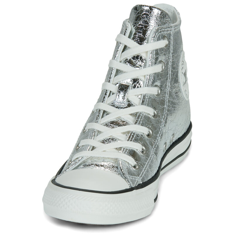 Converse CHUCK TAYLOR ALL STAR Argento Sneakers alte Donna - 3