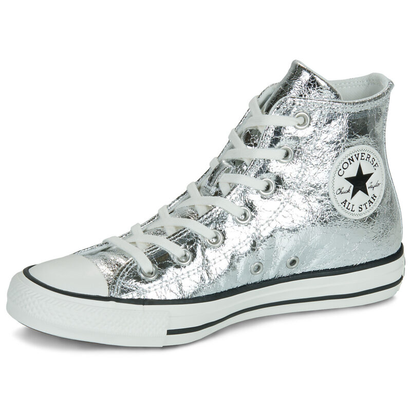 Converse CHUCK TAYLOR ALL STAR Argento Sneakers alte Donna - 4