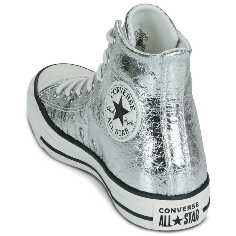 Converse CHUCK TAYLOR ALL STAR Argento Sneakers alte Donna - 5