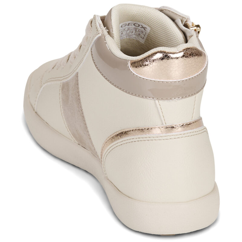 Geox D BLOMIEE Bianco Sneakers alte Donna - 5