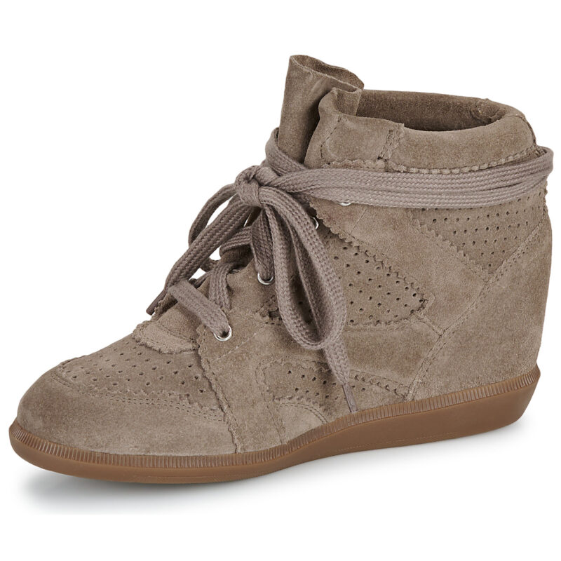 Melvin & Hamilton Lou 1 Beige Sneakers alte Donna - 4