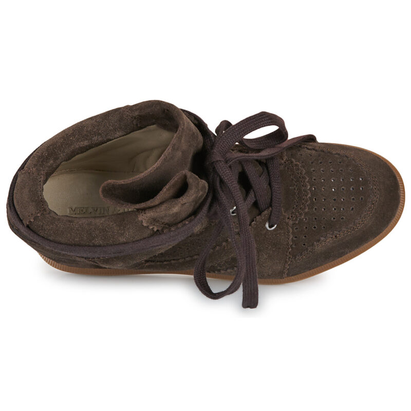 Melvin & Hamilton Lou 1 Marrone Sneakers alte Donna - 6