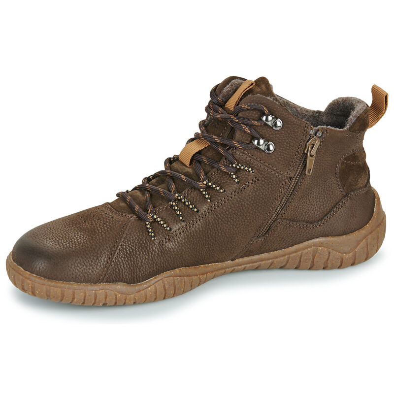 Josef Seibel WALLACE 03 BAREFOOT Marrone Sneakers alte Uomo - 4