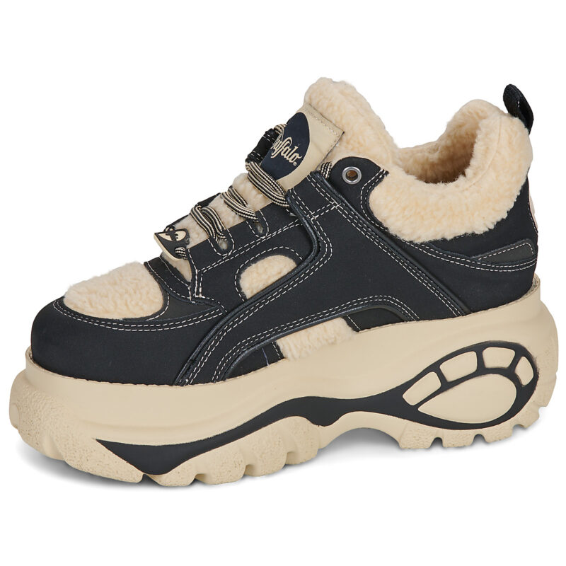 Buffalo 1339-14 REV WARM Nero Sneakers basse Donna - 4