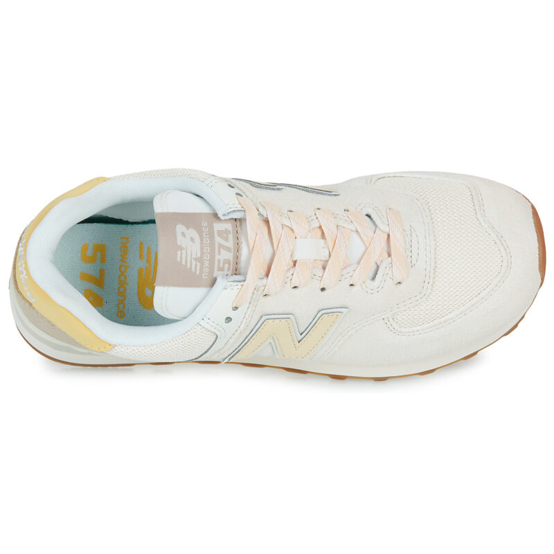 New Balance 574 Beige Sneakers basse Donna - 6