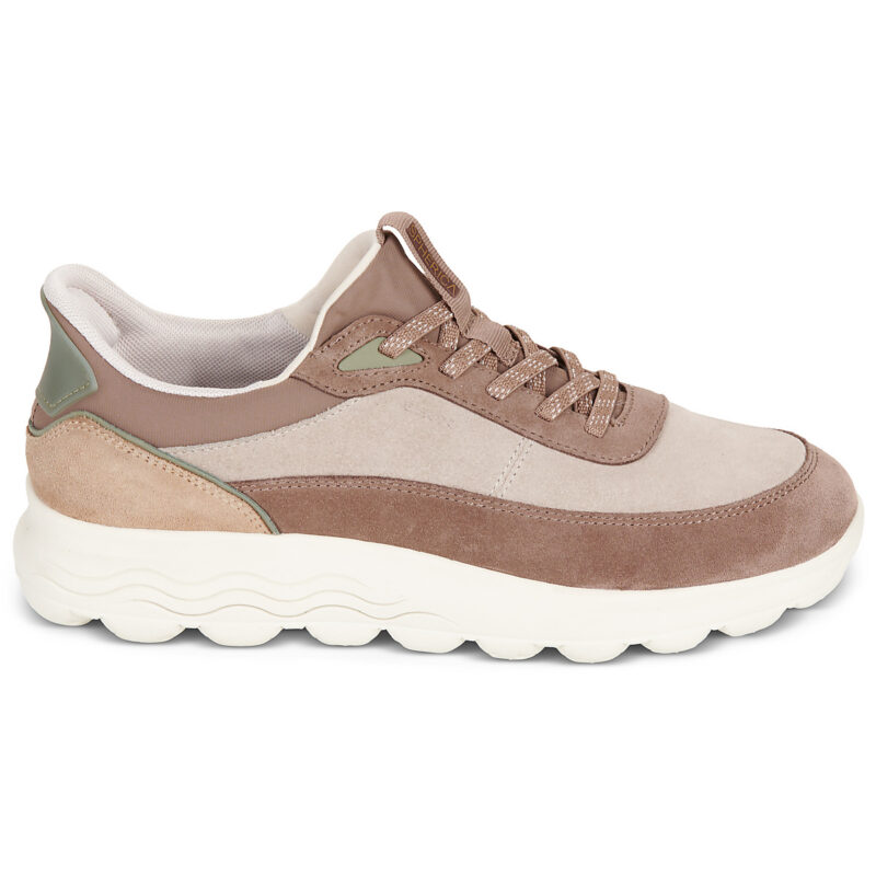 Geox D SPHERICA PLUS FAST IN Beige Sneakers basse Donna - 2