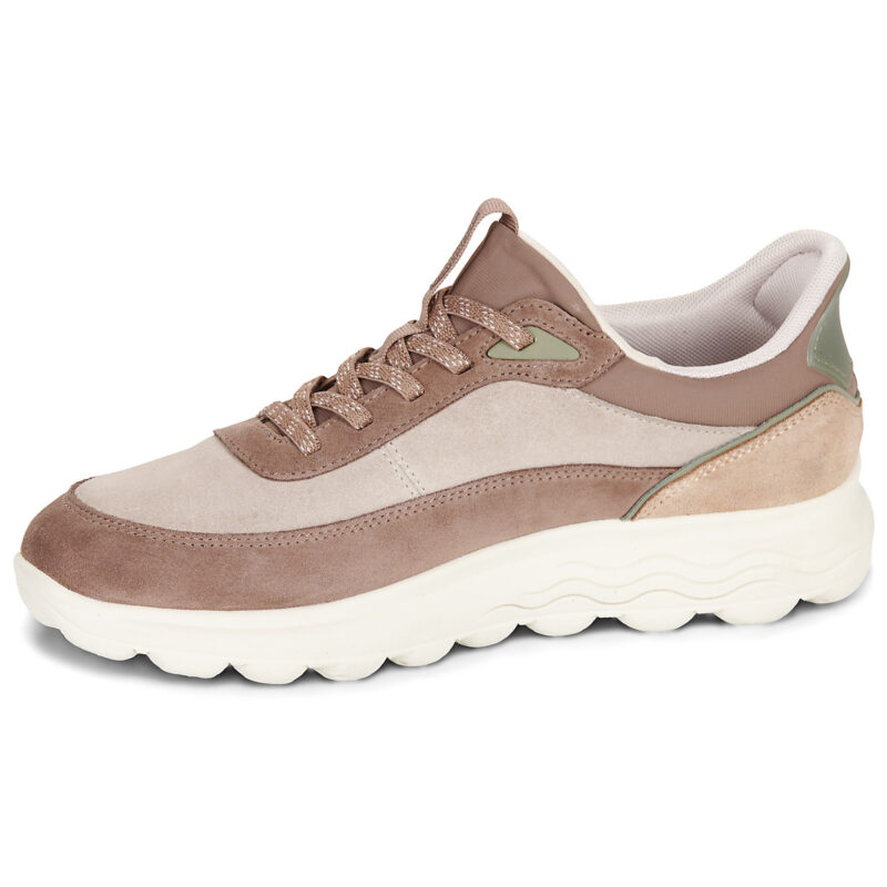 Geox D SPHERICA PLUS FAST IN Beige Sneakers basse Donna - 4