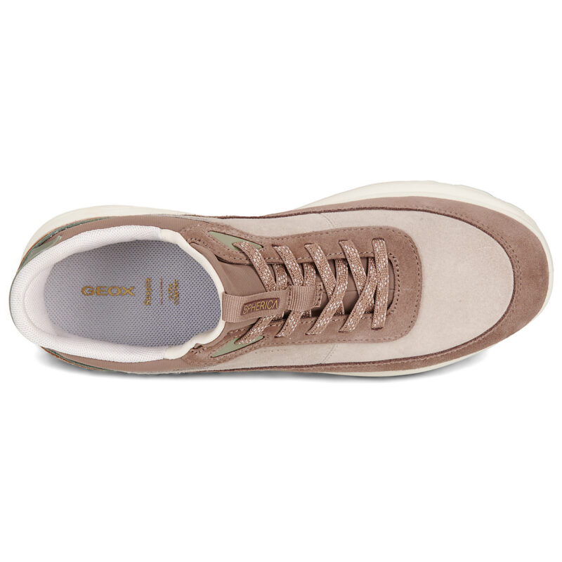 Geox D SPHERICA PLUS FAST IN Beige Sneakers basse Donna - 6