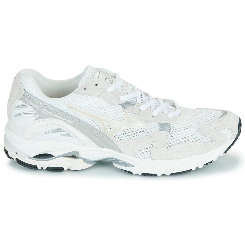 Mizuno WAVE RIDER 10 SUEDE Blanco Zapatillas bajas Mujer - 2