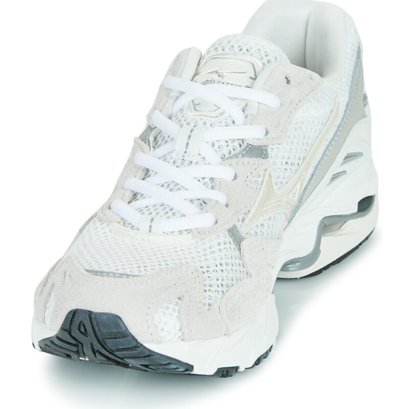 Mizuno WAVE RIDER 10 SUEDE Blanco Zapatillas bajas Mujer - 3