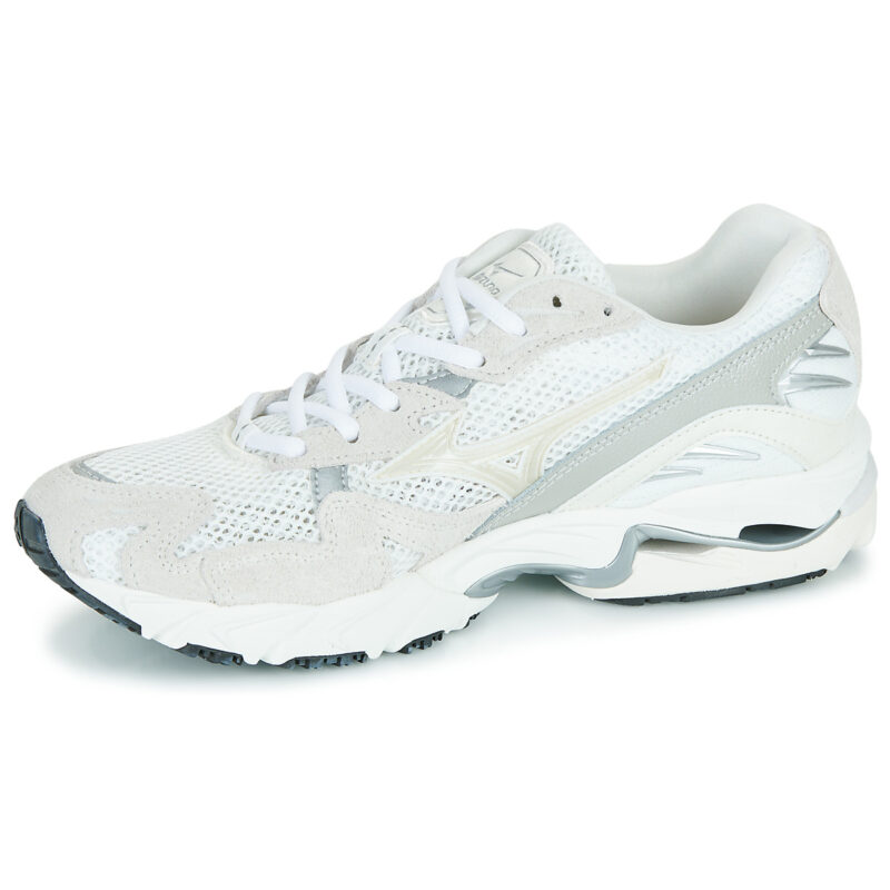 Mizuno WAVE RIDER 10 SUEDE Blanco Zapatillas bajas Mujer - 4