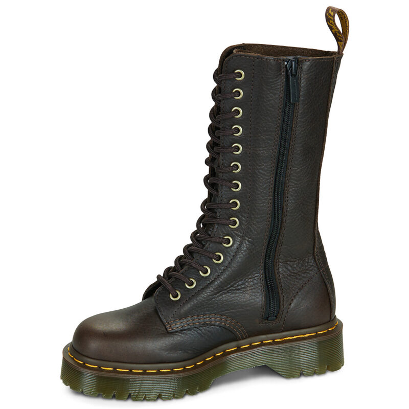 Dr. Martens 1B99 BEX DARK BROWN AMBASSADOR Marrone Stivaletti Donna - 4