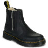 Stivaletti    2976 ALYSON W ZIPS ZIP UP CHELSEA BOOT BLACK GRIZZLY  Nero