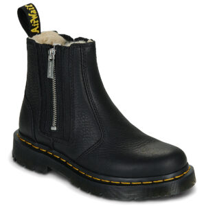 Stivaletti    2976 ALYSON W ZIPS ZIP UP CHELSEA BOOT BLACK GRIZZLY  Nero
