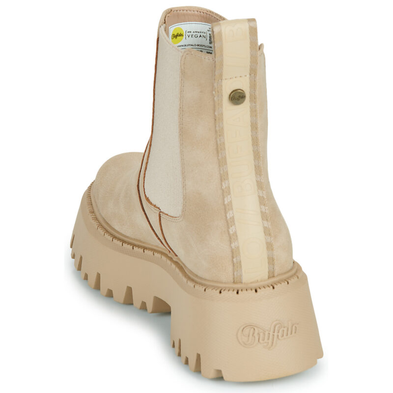 Buffalo ASPEN CHELSEA Beige Stivaletti Donna - 5