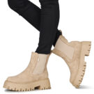 Buffalo ASPEN CHELSEA Beige Stivaletti Donna - 8