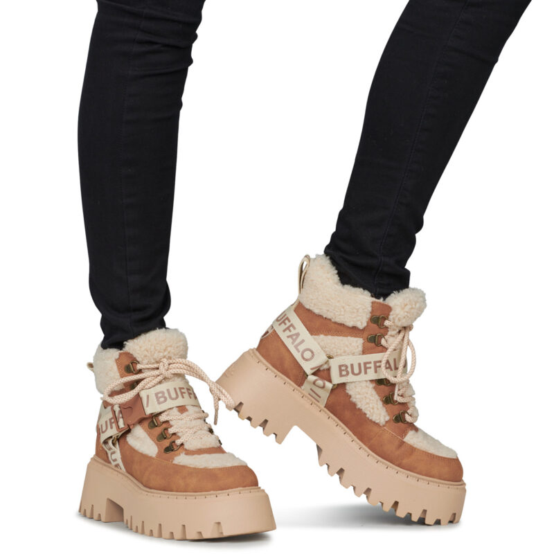 Buffalo ASPEN COM MID WARM Marrone Stivaletti Donna - 8
