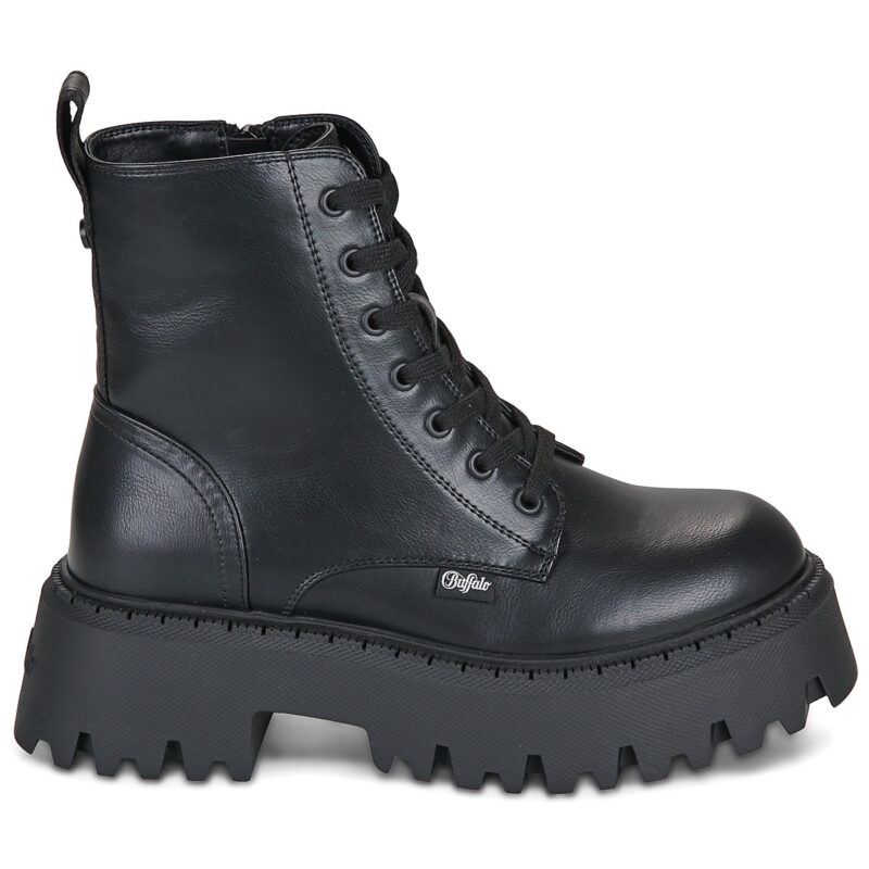 Buffalo ASPEN LACE UP MID Nero Stivaletti Donna - 2
