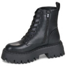 Buffalo ASPEN LACE UP MID Nero Stivaletti Donna - 4
