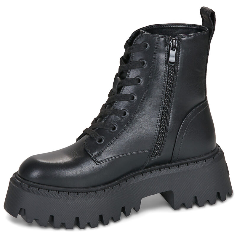 Buffalo ASPEN LACE UP MID Nero Stivaletti Donna - 4