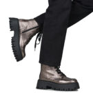 Buffalo ASPEN LACE UP MID Oro Stivaletti Donna - 8