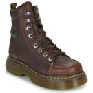 Dr. Martens BUZZ 8 EYE BOOT DARK BROWN GRIZZLY Marrone Stivaletti Donna - 1