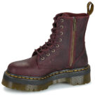 Dr. Martens JADON EMBOSS FLORAL CHERRY RED CRAZY HORSE FLORAL EMBOSS Bordeaux Stivaletti Donna - 4