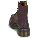 Dr. Martens JADON EMBOSS FLORAL CHERRY RED CRAZY HORSE FLORAL EMBOSS Bordeaux Stivaletti Donna - 5