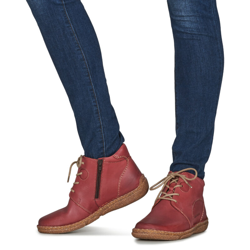 Josef Seibel NEELE 46 Rosso Stivaletti Donna - 8