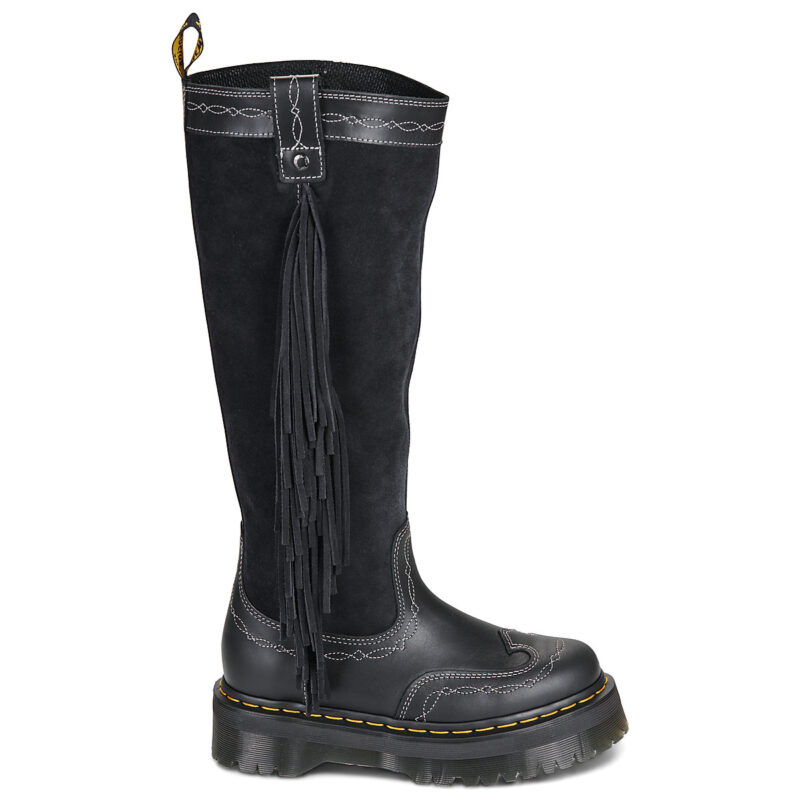 Dr. Martens QUAD HI DR BLACK CLASSIC PULL UP Negro Botines Mujer - 2