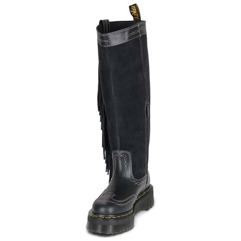 Dr. Martens QUAD HI DR BLACK CLASSIC PULL UP Negro Botines Mujer - 3