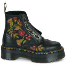Dr. Martens SINCLAIR FLORAL BLACK WANAMA Nero Stivaletti Donna - 2