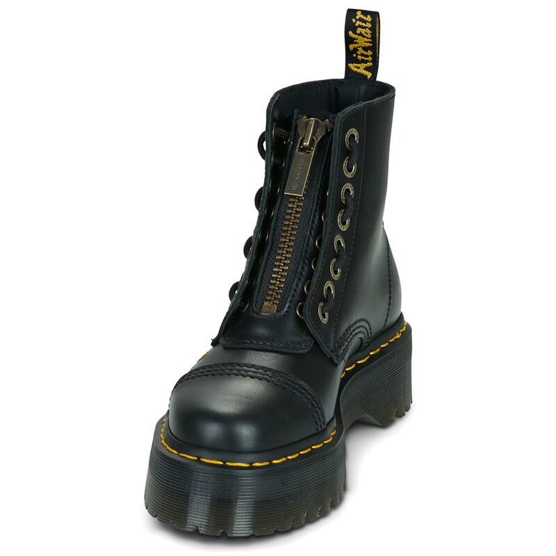 Dr. Martens SINCLAIR FLORAL BLACK WANAMA Nero Stivaletti Donna - 3