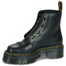 Dr. Martens SINCLAIR FLORAL BLACK WANAMA Nero Stivaletti Donna - 4