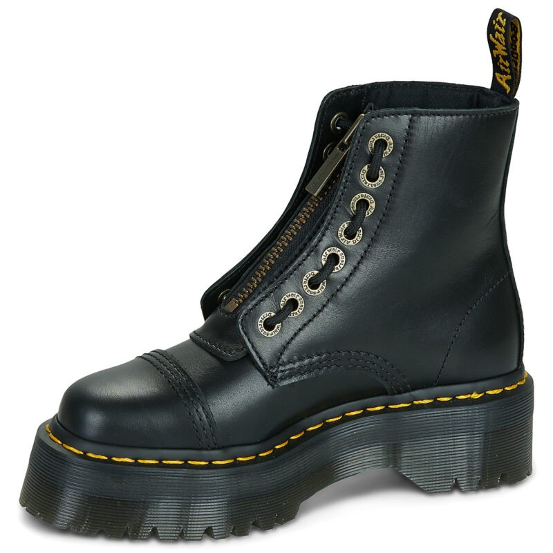 Dr. Martens SINCLAIR FLORAL BLACK WANAMA Nero Stivaletti Donna - 4