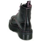 Dr. Martens SINCLAIR HS BLACK MILLED GLOSS Nero Stivaletti Donna - 5