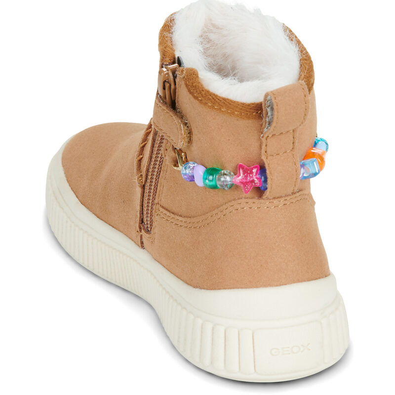 Geox J LAQUINNY GIRL Marrone Boots Bambina - 5