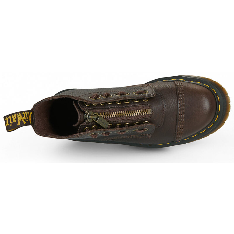 Dr. Martens SINCLAIR DARK BROWN AMBASSADOR Marrone Stivaletti Uomo - 6