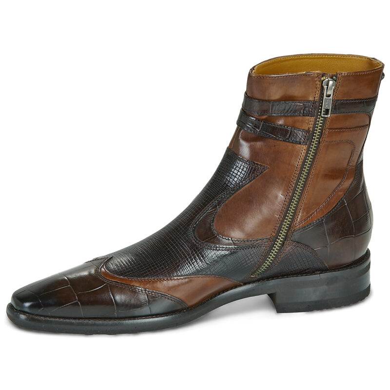 Melvin & Hamilton Elvis 104 Marrone Stivaletti Uomo - 4