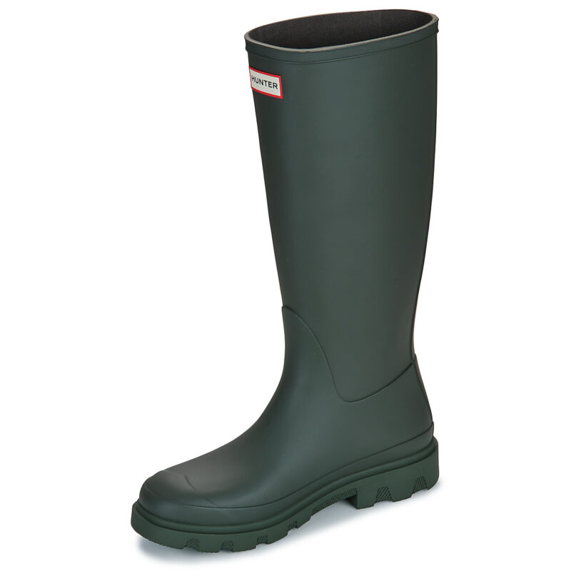 Hunter DOWNPOUR TALL Verde Stivali da pioggia Donna - 4
