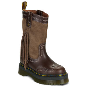 Stivali bassi    FRINGE MID PULL ON BOOT DARK BROWN CLASSIC PULL UP+BRONX SUEDE  Marrone