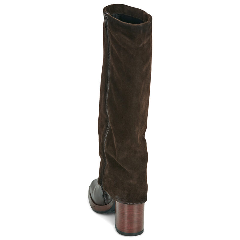 Mjus MICAELA HIGH Marrone Stivali con tacco Scarpe - 5