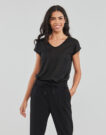 Only ONLSILVERY S/S V NECK LUREX TOP JRS T-shirt maniche corte Donna - 2
