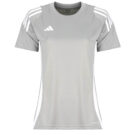 adidas Tiro 24 Jersey Grigio T-shirt Donna - 1