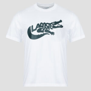 T-shirt uomo Lacoste  T-shirt en jersey imprim&eacute;  Bianco Lacoste 3617077766448