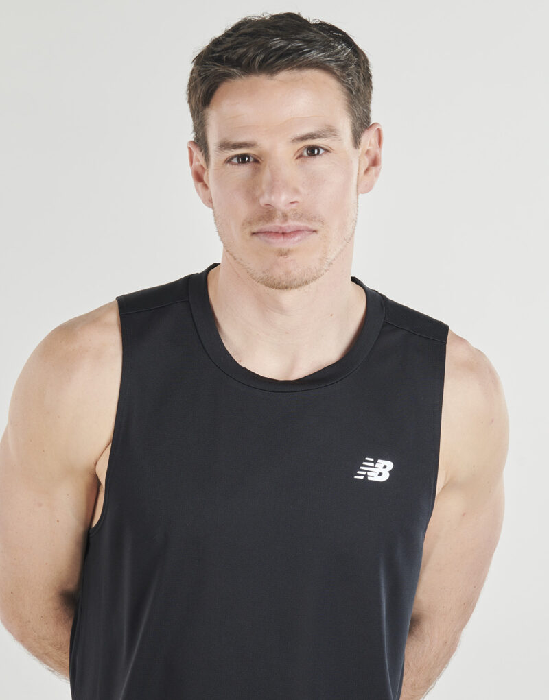 New Balance SPORT TANK Nero T-shirt Uomo - 5