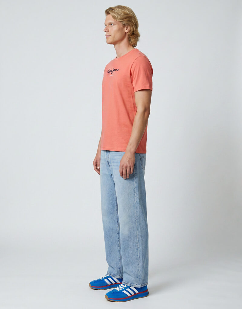 T-shirt Pepe jeans EGGO N Arancio T-shirt maniche corte Uomo - 3