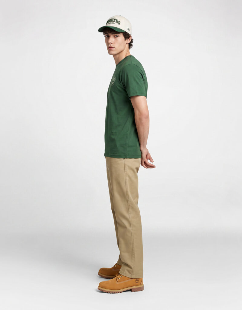 Timberland Badoink Back Verde T-shirt Uomo - 3