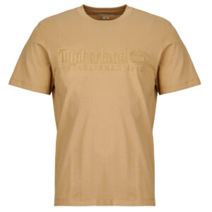T-shirt uomo Timberland  Embroidered Tee Established 1973  Beige Timberland 198269940240